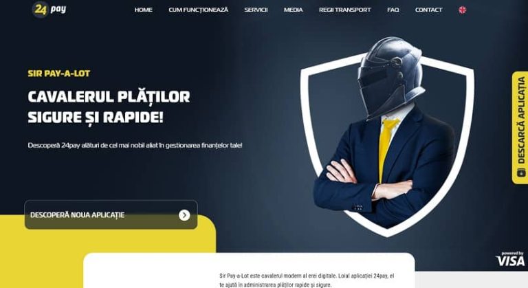 Numarul de plati prin aplicatia 24pay a crescut cu 60% YoY, in 2023
