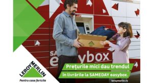 Parteneriat Leroy Merlin Romania si SAMEDAY, pentru livrari la easybox