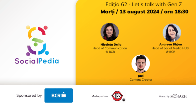SocialPedia 62: Totul despre Generatia Z, cu Nicoleta Deliu, Andreea Blejan si Jaxi