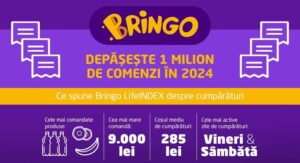 In 2024, BRINGO a depasit pragul de 1 milion de comenzi online livrate