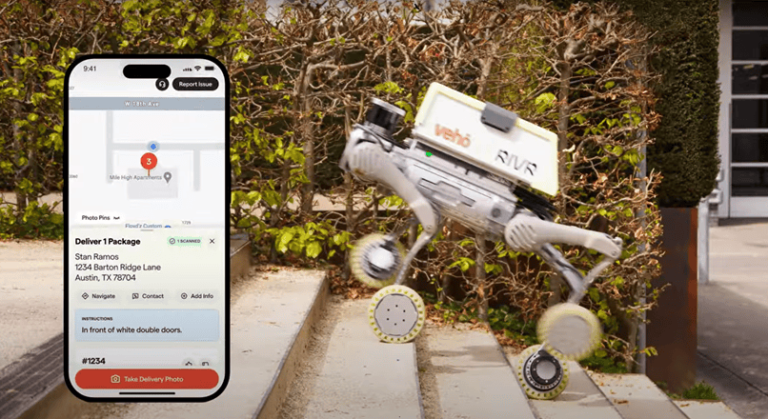Texas: Rivr si Veho testeaza livrarile online via caini robotizati (VIDEO)