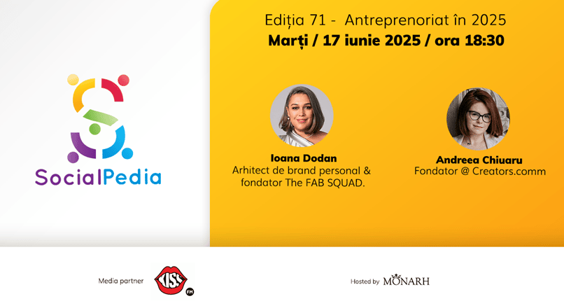 SocialPedia 71: Despre antreprenoriat in 2025, cu Ioana Dodan si Andreea Chiuaru