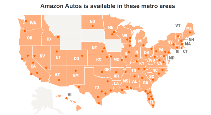 SUA: Hertz vinde online masini inchiriate, pe Amazon.com