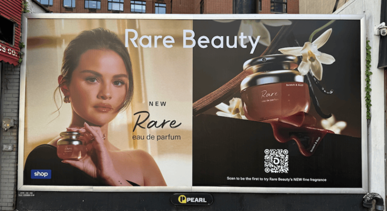 Rare Beauty si app-ul Shop (Shopify) promoveaza in mod atipic un parfum nou-lansat