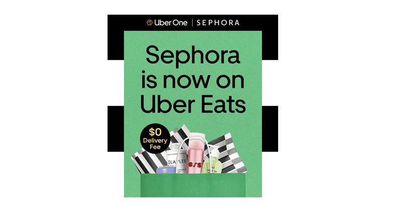 SUA si Canada: Sephora vinde cosmetice online si prin aplicatia Uber Eats