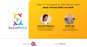 SocialPedia 77: Antreprenoriat in 2026, cu Petronela Paduraru si Adrian Miu