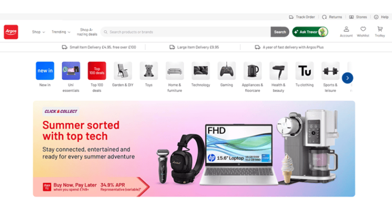 Marea Britanie: Argos si-a deschis marketplace online